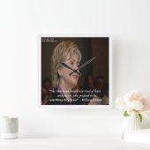 Hillary Clinton Angry Amerikaner zitieren Wall Clo Quadratische Wanduhr (Zuhause)