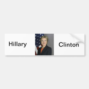 Hillary Clinton Autoaufkleber