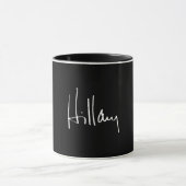 HILLARY CLINTON-AUTOGRAMM - .PNG TASSE (Zentrum)