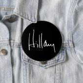 HILLARY CLINTON AUTOGRAPH -.png Button (Beispiel)