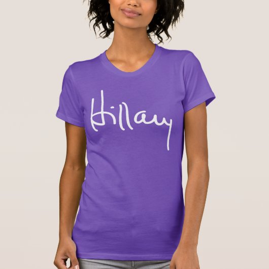 Hillary Clinton Autograph T-Shirt (Vorderseite)