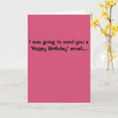 Hillary Clinton Birthday Card Karte (Gelbe Blume)