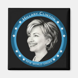 Hillary Clinton: blaue Strahlen: Magnet