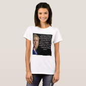 Hillary Clinton Bluthochdruck Zitat T-Shirt (Vorne ganz)