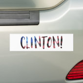 Hillary Clinton bokeh Autoaufkleber (Auf Auto)