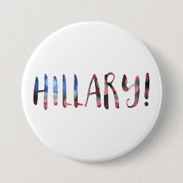 Hillary Clinton bokeh Button