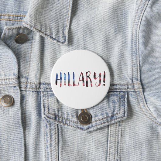 Hillary Clinton bokeh Button (Beispiel)