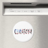 Hillary Clinton bokeh Magnet (In Situ (Geschirrspüler))