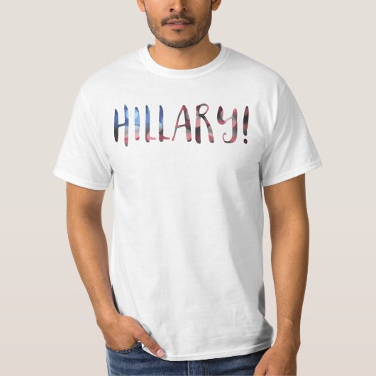 Hillary Clinton bokeh T-Shirt (Vorderseite)
