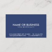 Hillary Clinton bokeh Visitenkarte (Rückseite)