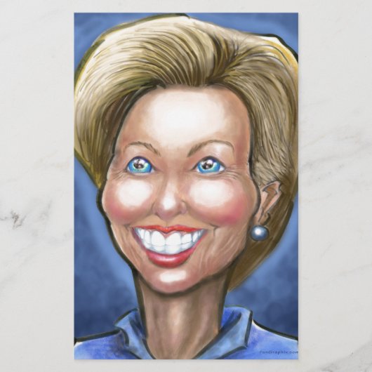 Hillary Clinton Briefpapier (Vorderseite)