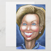 Hillary Clinton Briefpapier (Vorne/Hinten)