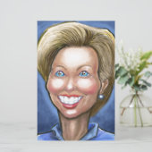 Hillary Clinton Briefpapier (Stehend Vorderseite)