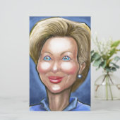 Hillary Clinton Briefpapier (Stehend Vorderseite)