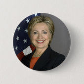 Hillary Clinton Button (Vorderseite)