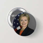 Hillary Clinton Button (Vorne & Hinten)