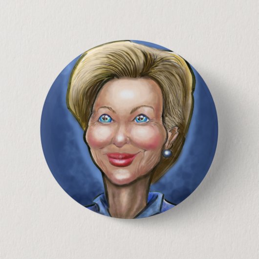Hillary Clinton Button (Vorderseite)