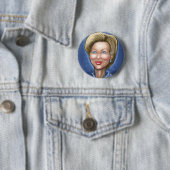 Hillary Clinton Button (Beispiel)