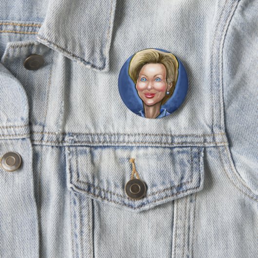 Hillary Clinton Button (Beispiel)