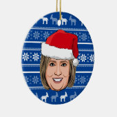HILLARY CLINTON Christmas Keramik Ornament (Rechts)