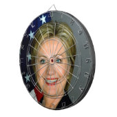 Hillary Clinton - Dartboard Dartscheibe (Vorderseite rechts)