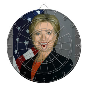 Hillary Clinton Dartscheibe