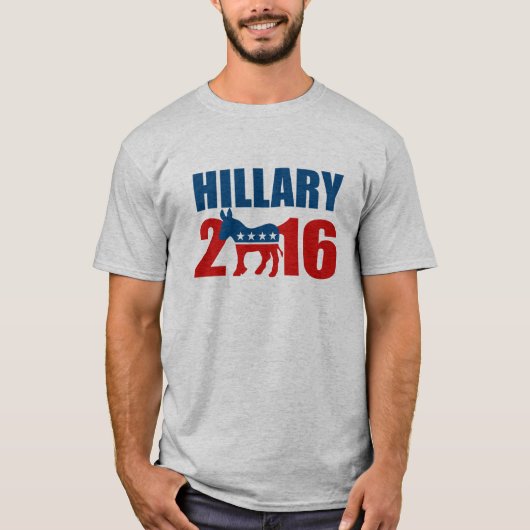 HILLARY CLINTON DEMOKRAT 2016.png T-Shirt (Vorderseite)
