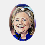 Hillary Clinton Digital Pop Weihnachtsschmuck (Hinten)