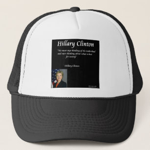 Hillary Clinton "Einzelpersonen"-Zitat Truckerkappe
