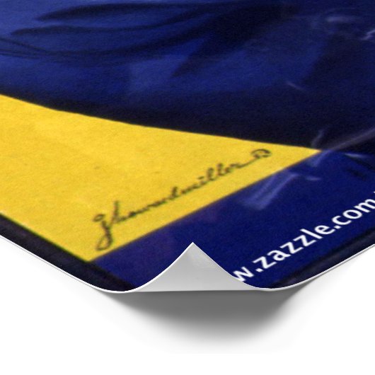 Hillary Clinton entschlossen! Poster (Ecke)