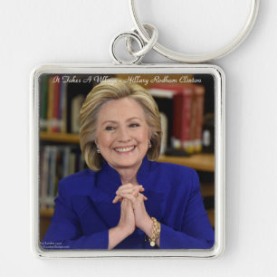 Hillary Clinton Es Braucht Ein Dorf Geschenk Schlüsselanhänger