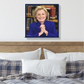 Hillary Clinton es nimmt ein Dorf Canvas Print Leinwanddruck (Insitu (Schlafzimmer))