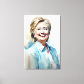 Hillary Clinton FFFA [Famous Figures Fine Art] Leinwanddruck (Vorderseite)