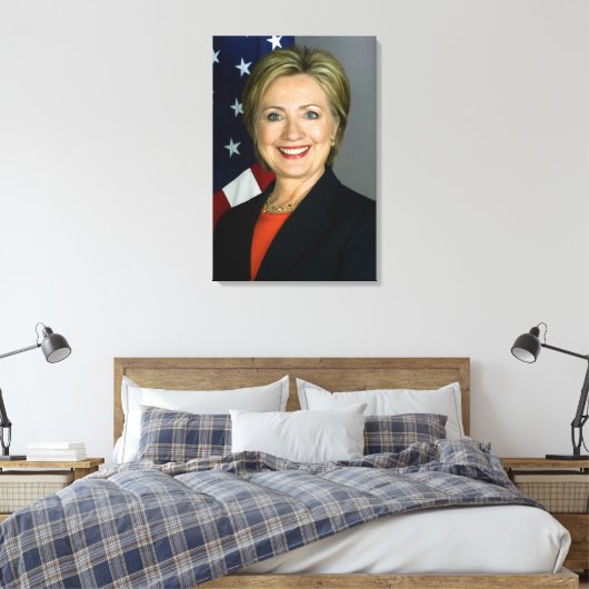 Hillary Clinton First Lady & Secretary of Staat Leinwanddruck (Insitu (Schlafzimmer))