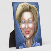 Hillary Clinton Fotoplatte (Seite)