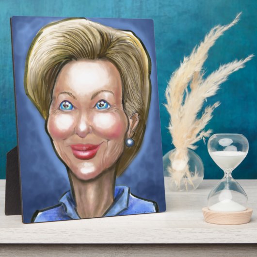 Hillary Clinton Fotoplatte (Seite)