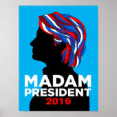 Hillary Clinton Frau Präsidentin 2016 Poster (S) (Vorne)