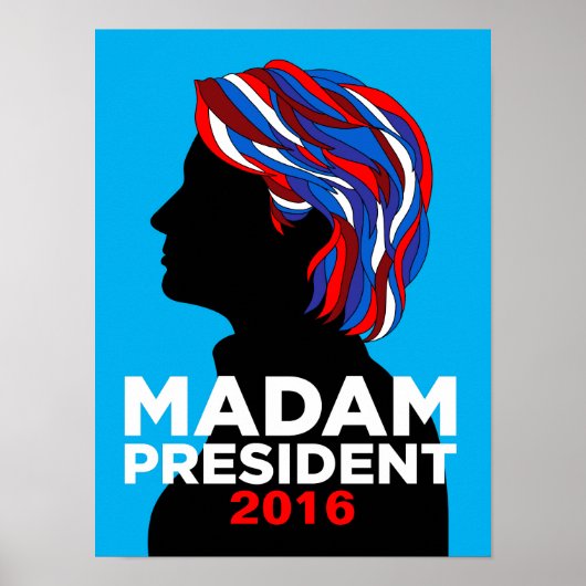 Hillary Clinton Frau Präsidentin 2016 Poster (S) (Vorne)