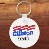 Hillary Clinton + Frauensymbol Schlüsselanhänger (Vorderseite)