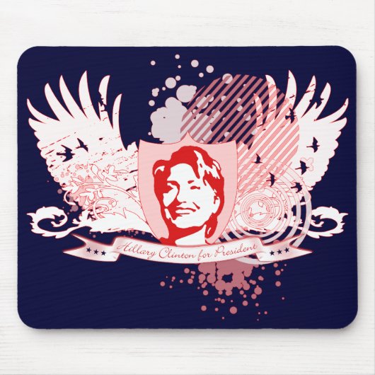 Hillary Clinton für den Präsidenten. 08. Mousepad (Vorne)