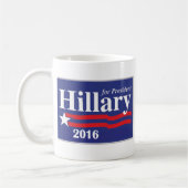 Hillary Clinton für die Tasse des Kaffees 2016 (Links)