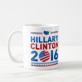 HILLARY CLINTON für die Tasse des Präsidenten 2016 (Links)