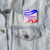 Hillary Clinton für Knöpfe 2016 Button (Beispiel)