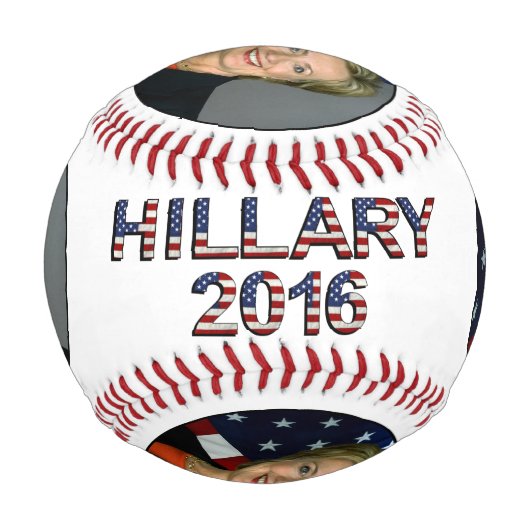 Hillary Clinton für Präsident 2016 Baseball (Vorderseite)