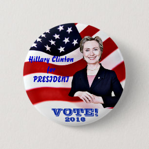 Hillary Clinton für Präsident 2016_ Button