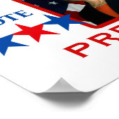 Hillary Clinton für Präsident 2016 Poster (Ecke)