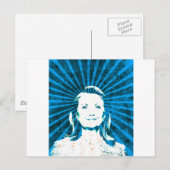 Hillary Clinton für Präsident 2016 Postkarte (Vorne/Hinten)