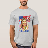 Hillary Clinton für Präsident 2016 T-Shirt (Vorderseite)