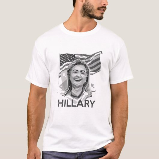 Hillary Clinton für Präsident 2016 T-Shirt (Vorderseite)