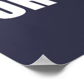 Hillary Clinton für Präsident Poster (Ecke)